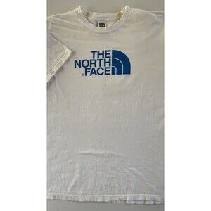 Large The North Face Classic White & Blue T-Shirt